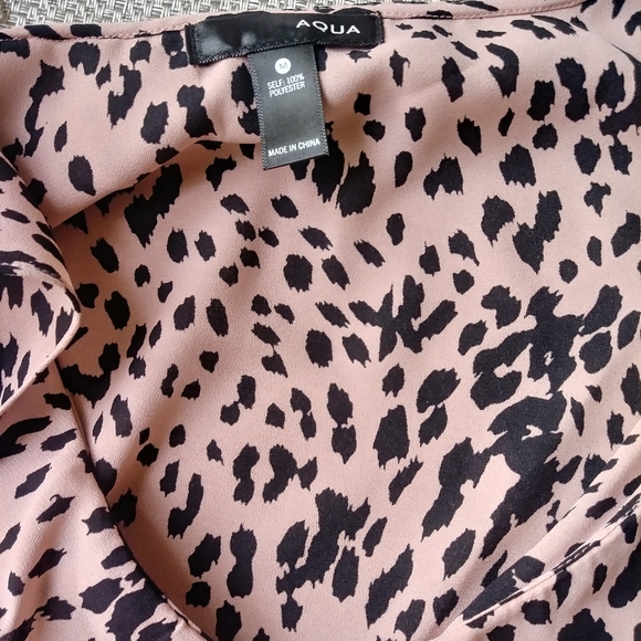 Aqua peplum top - Picture 2 of 3